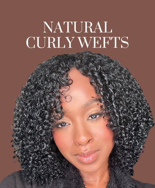 Natural Curly Wefts