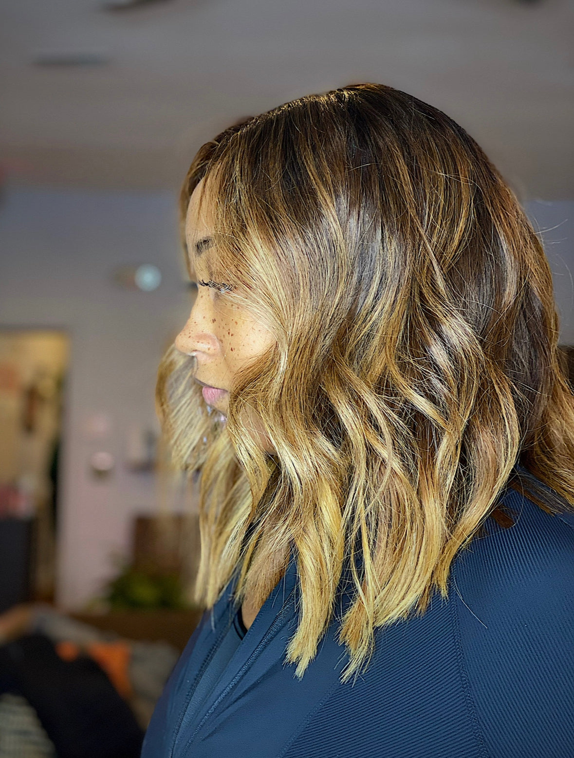 Golden Balyage Blonde Wig