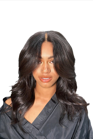 16 inch Body Wave Glue-less Wig Pre Plucked
